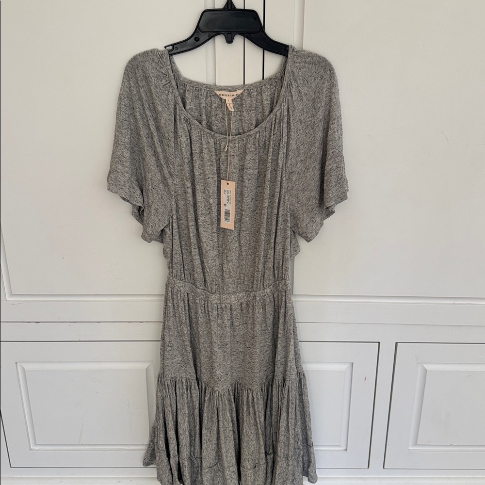 Rebecca Taylor Gray Midi Dress